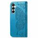 Чехол UniCase Butterfly Pattern для Samsung Galaxy M15 (M156) - Blue (349533L). Фото 5 из 8