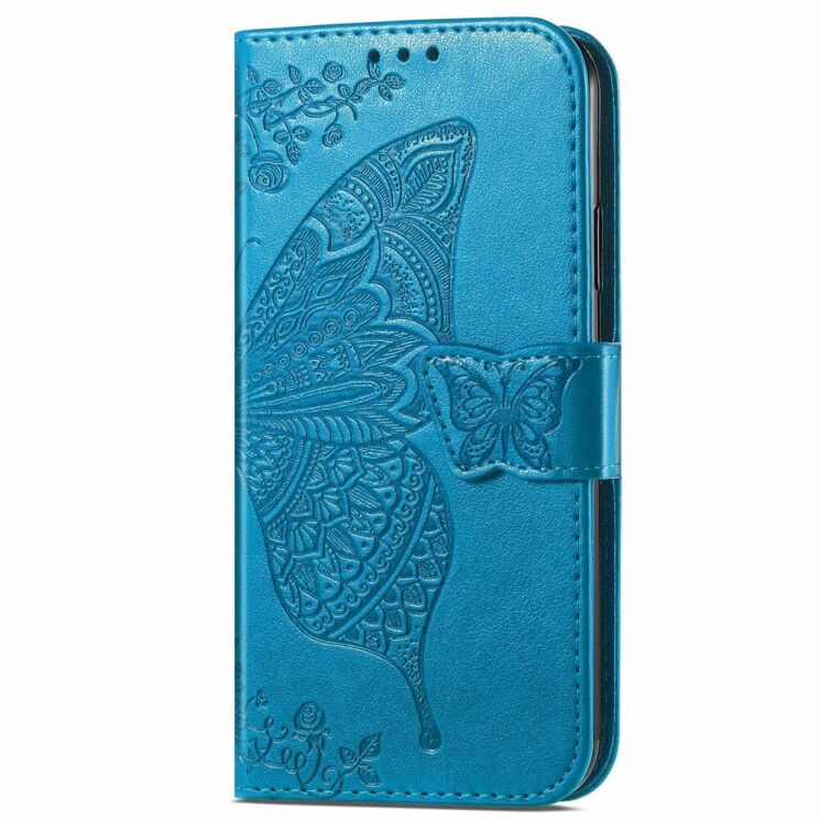 Чехол UniCase Butterfly Pattern для Samsung Galaxy M15 (M156) - Blue: фото 4 из 8