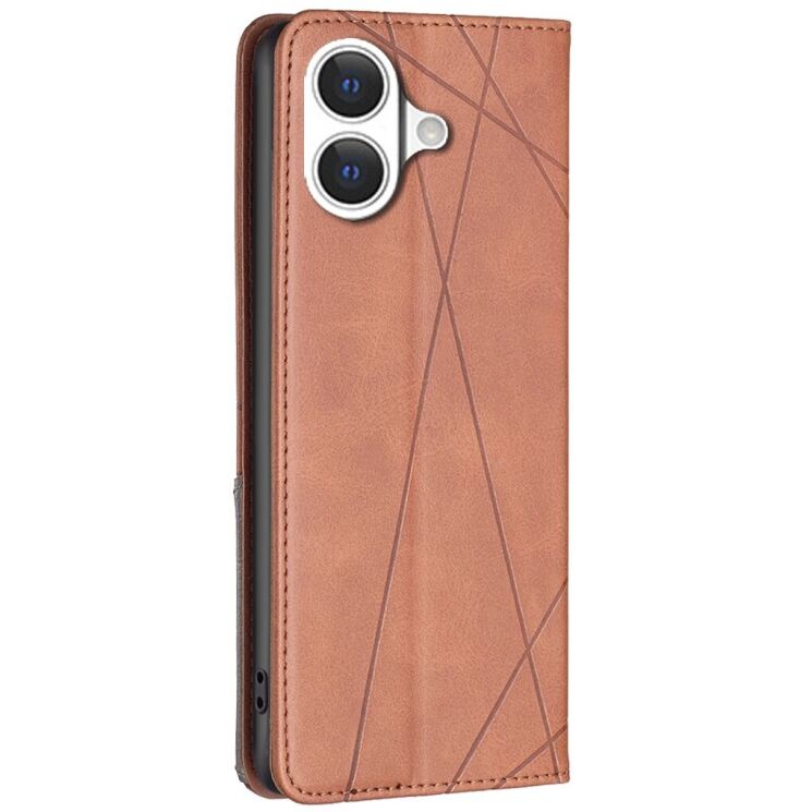 Чохол UniCase Geometric Pattern для Apple iPhone 17 - Brown: фото 3 з 8