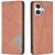Чехол UniCase Geometric Pattern для Apple iPhone 17 - Brown: фото 1 из 8
