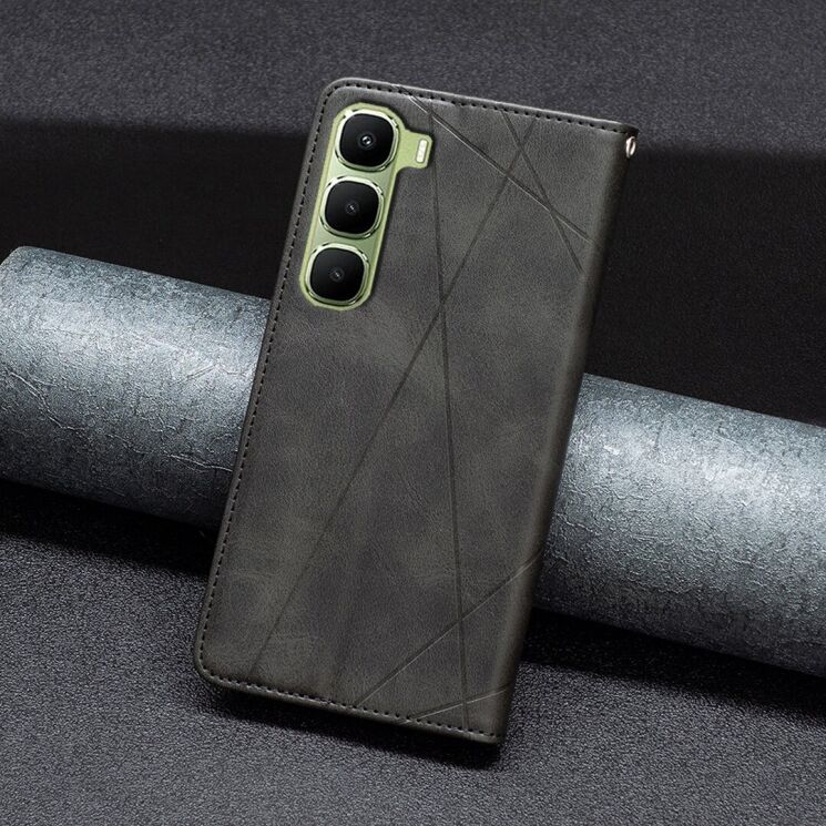Чохол UniCase Geometric Pattern для Infinix Hot 60 Pro Plus - Black: фото 6 з 8