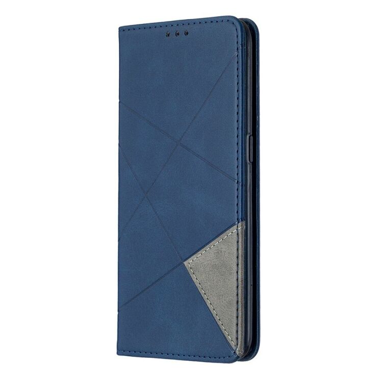 Чехол-книжка с кармашками UniCase Geometric Pattern для OPPO A31 - Blue: фото 2 из 10