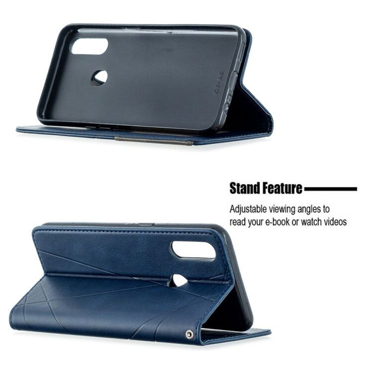 Чехол-книжка с кармашками UniCase Geometric Pattern для OPPO A31 - Blue: фото 5 из 10