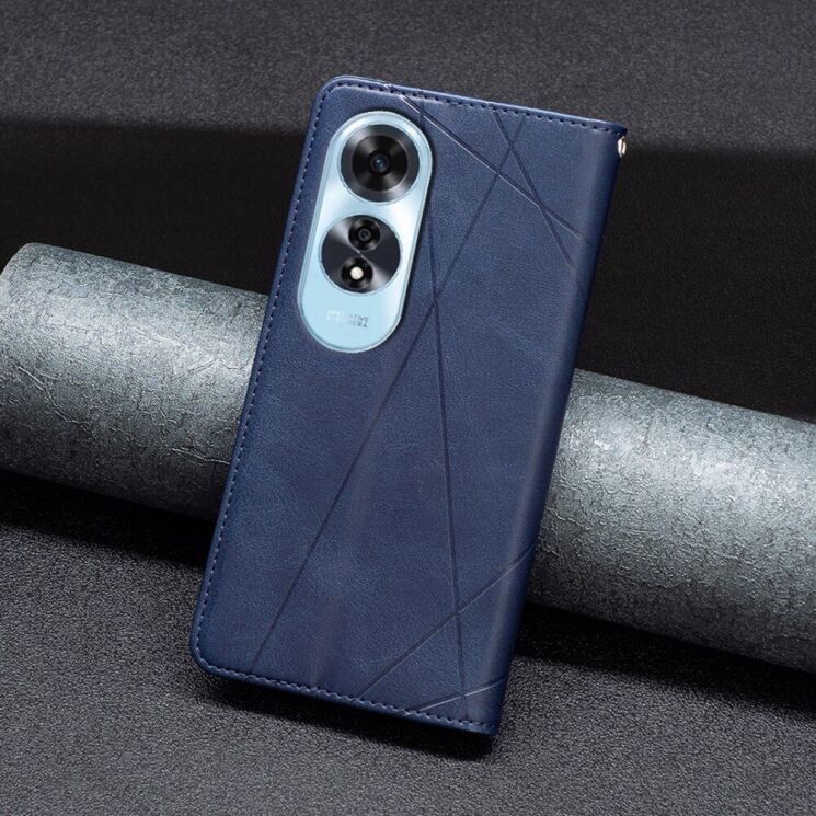 Чехол UniCase Geometric Pattern для OPPO A60 - Blue: фото 4 из 8