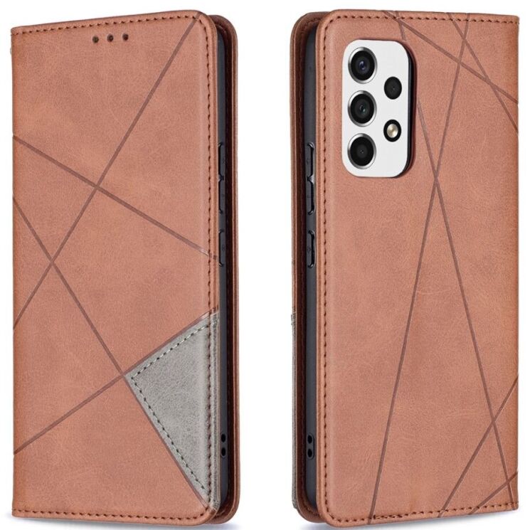 Чехол UniCase Geometric Pattern для Samsung Galaxy A53 (A536) - Coffee: фото 2 из 9