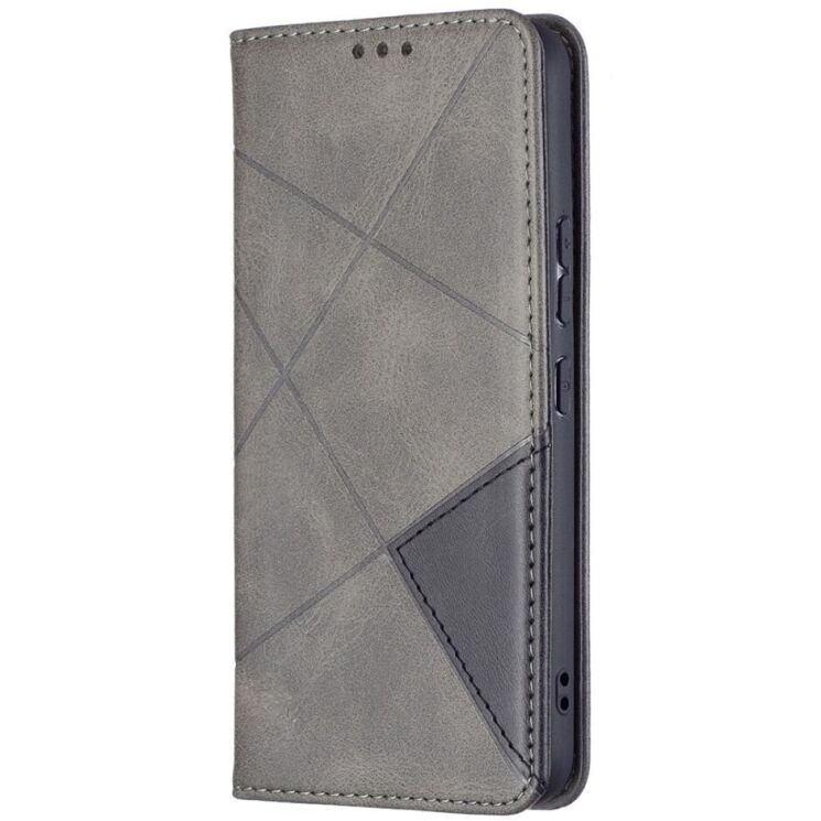 Чехол UniCase Geometric Pattern для Samsung Galaxy S22 (S901) - Grey: фото 2 из 9