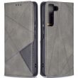 Чехол UniCase Geometric Pattern для Samsung Galaxy S22 (S901) - Grey (296356H)