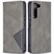 Чехол UniCase Geometric Pattern для Samsung Galaxy S22 (S901) - Grey (296356H). Фото 1 из 9