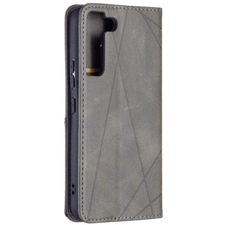 Чехол UniCase Geometric Pattern для Samsung Galaxy S22 (S901) - Grey: фото 3 из 9