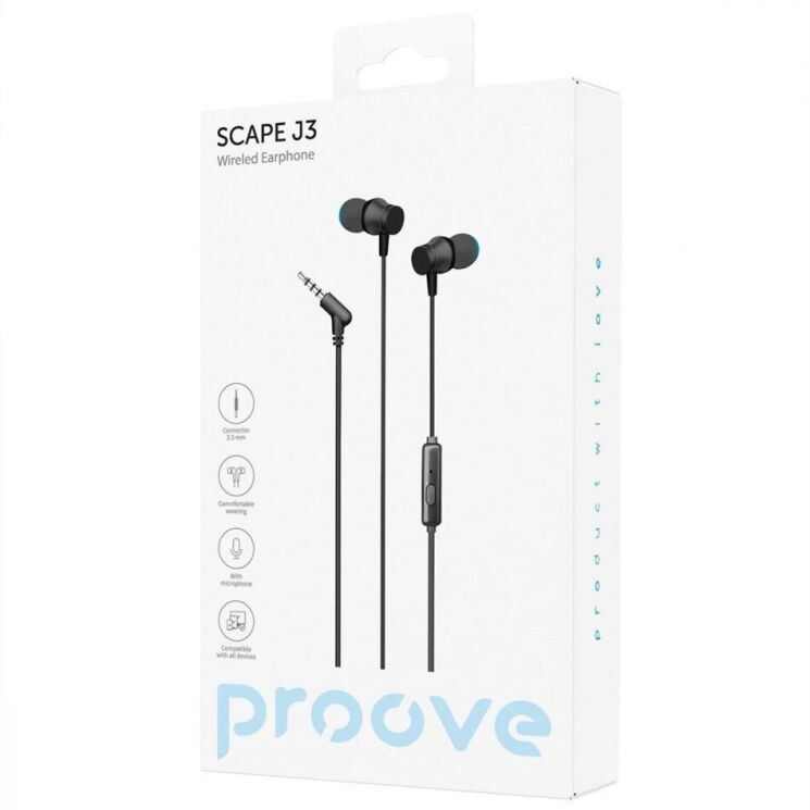 Гарнитура Proove Scape J3 - Black: фото 2 из 3