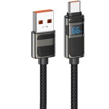 Кабель Hoco U137 USB to Type-C (66W, 5A, 1.2m) - Black: фото 1 з 7