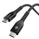 Кабель Spigen EB10010CCA Essential Type-C to Type-C (100W, 1m) ACA11103 - Black (896525B). Фото 1 из 7