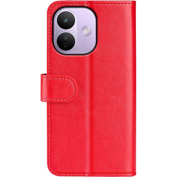 Классический чехол-книжка Deexe Wallet Style для Xiaomi Redmi Note 17 Pro Plus - Red: фото 6 из 8