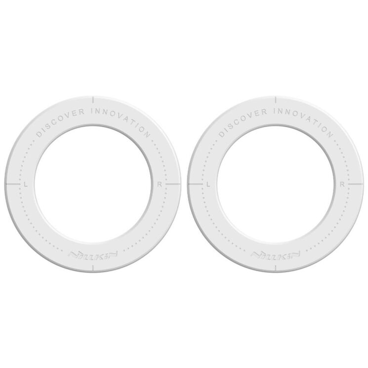 Комплект магнитных пластин NILLKIN SnapLink Ultra Magnetic Sticker - White: фото 1 из 15