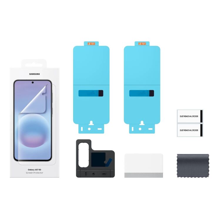Комплект оригинальных пленок Screen Protector для Samsung Galaxy A57 (A576) EF-UA576CTEGWW (409907) Комплект оригинальных пленок Screen Protector для Samsung Galaxy A57 (A576) EF-UA576CTEGWW: фото 3 из 4