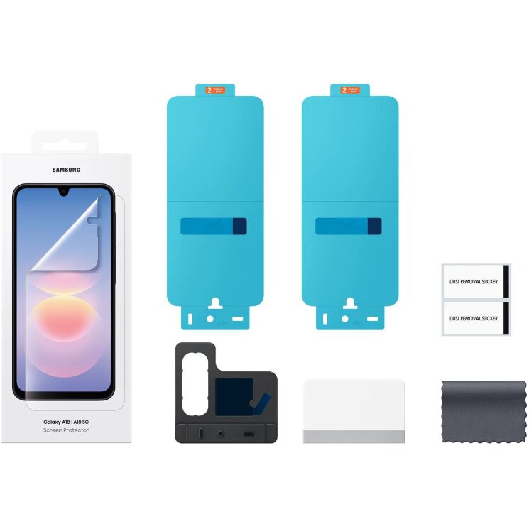 Комплект оригинальных защитных пленок Screen Protector для Samsung Galaxy A18 (A185) EF-UA186CTEGWW (432502) Комплект оригинальных защитных пленок Screen Protector для Samsung Galaxy A18 (A185) EF-UA186CTEGWW: фото 4 из 4