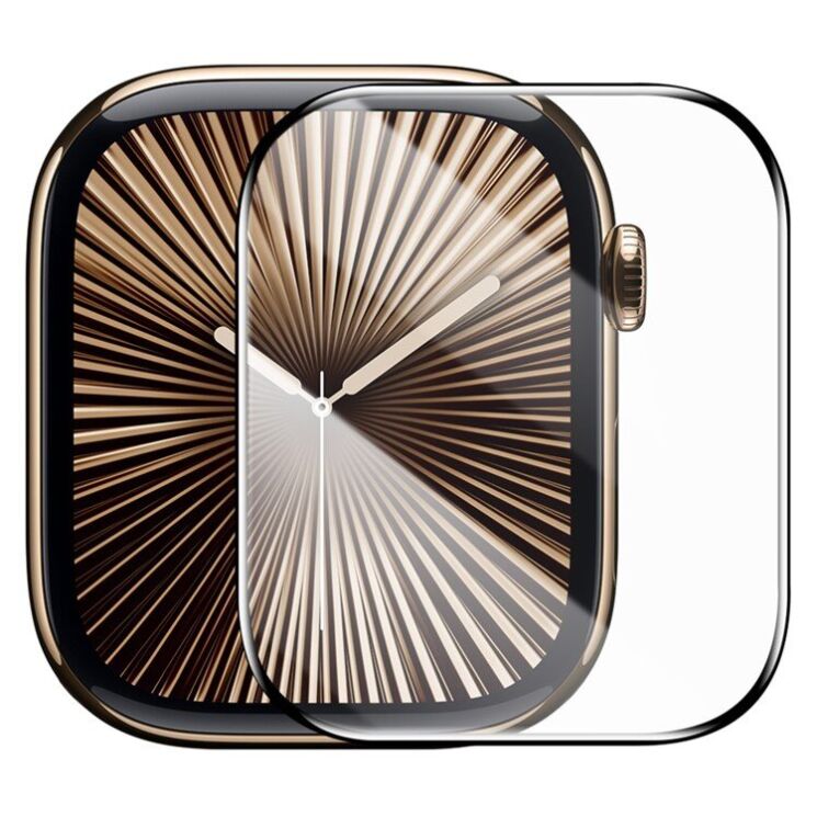 Комплект защитных пленок BASEUS NanoCrystal для Apple Watch Series 10 46mm - Black: фото 2 из 5
