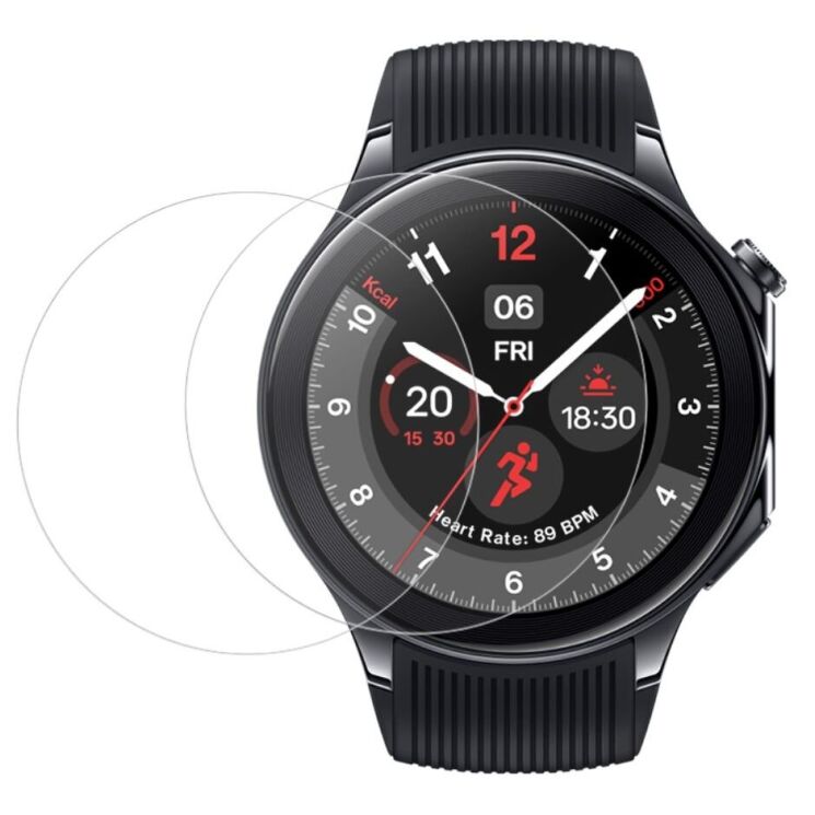 Комплект захисних плівок Deexe Clear Film для OPPO Watch X / OnePlus Watch 2: фото 1 з 7