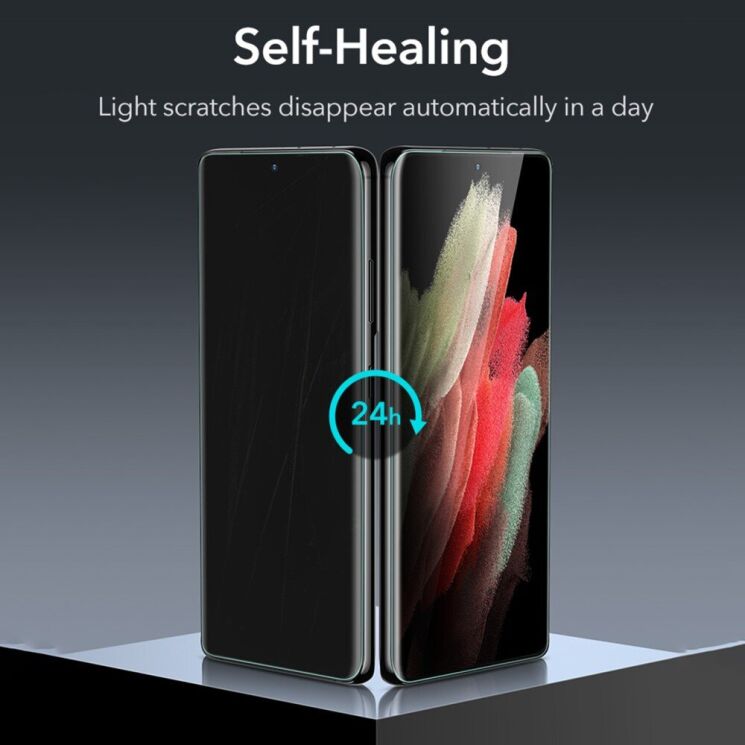Комплект защитных пленок ESR Liquid Skin Full-Coverage Screen Protector для Samsung Galaxy S22 Ultra (S908): фото 5 из 10