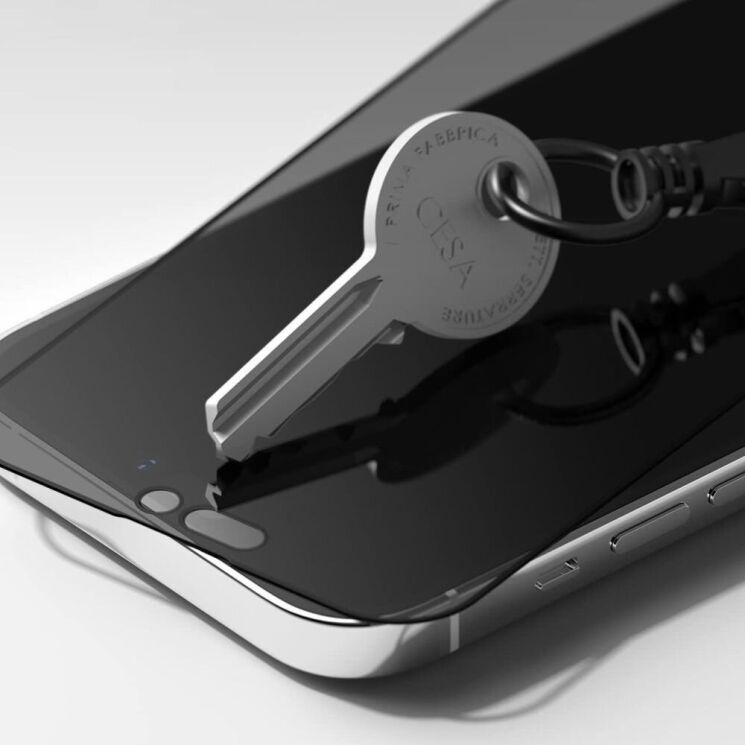 Комплект захисних стекол (2шт) HOFI Anti Spy Glass Pro+ для Apple iPhone 16 Pro - Black: фото 3 з 6