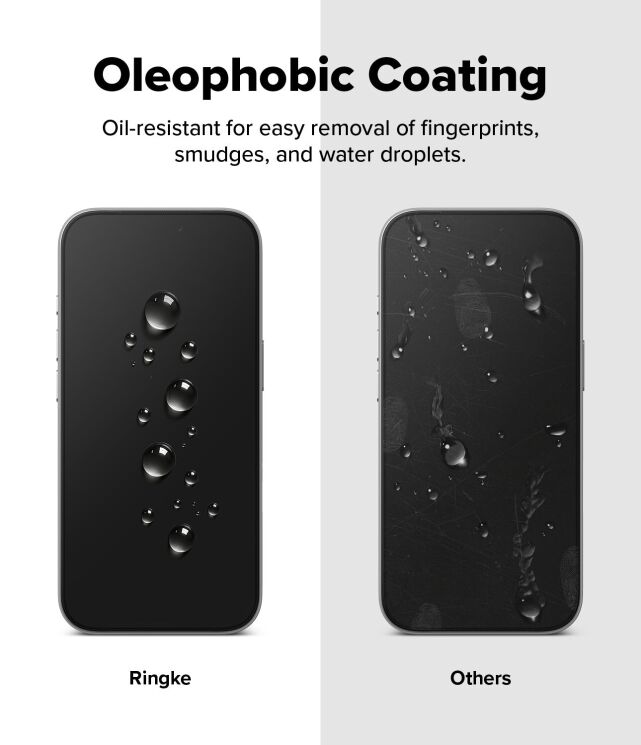 Комплект захисних стекол (2шт) Ringke Easy Slide Tempered Glass для iPhone 17 Pro (8800328811423): фото 12 з 18