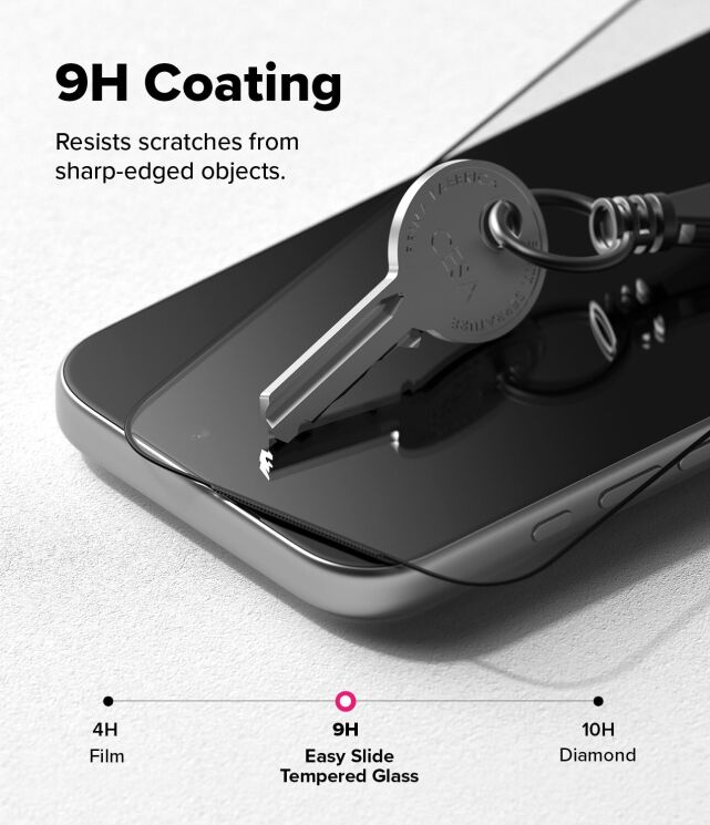 Комплект захисних стекол (2шт) Ringke Easy Slide Tempered Glass для iPhone 17 Pro (8800328811423): фото 7 з 18