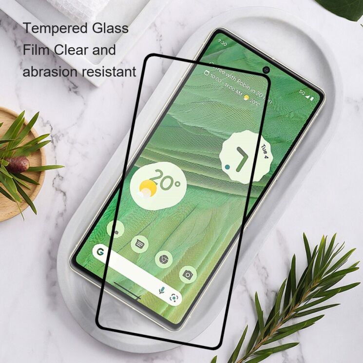 Комплект защитных стекол AMORUS Full Glue для Google Pixel 9 Pro XL - Black: фото 5 из 9