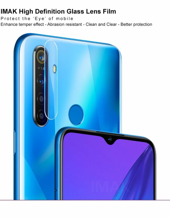 Комплект защитных стекол IMAK Camera Lens Protector для Realme 5: фото 6 из 13