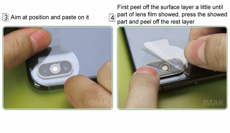 Комплект защитных стекол IMAK Camera Lens Protector для Realme 5: фото 13 из 13