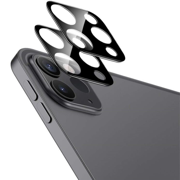 Комплект защитных стекол на камеру ESR Lens Protector для Apple iPad Pro 13 (2024) / Pro 11 / Pro 12.9 (2020/2021/2022) - Black: фото 1 из 8