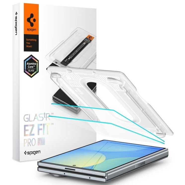 Комплект защитных стекол Spigen GLAS.tR EZ Fit Pro (FP) для Samsung Galaxy Fold 8 (AGL11943) (424560) Комплект защитных стекол Spigen GLAS.tR EZ Fit Pro (FP) для Samsung Galaxy Fold 8 (AGL11943): фото 1 из 14