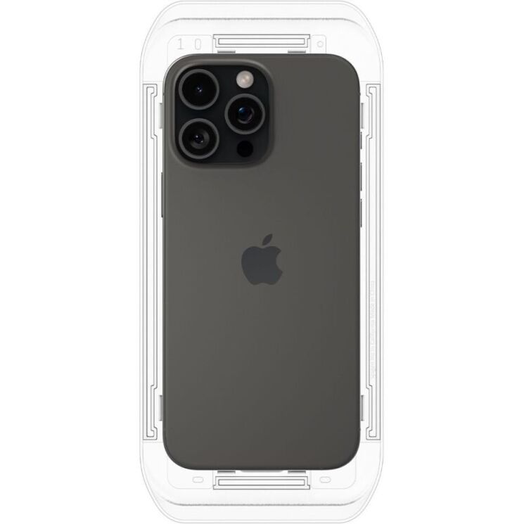 Комплект защитных стекол Spigen (SGP) GLAS.tR EZ Fit Privacy для iPhone 16 Pro Max / 17 Pro Max (AGL07908): фото 8 из 13