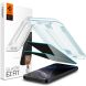 Комплект защитных стекол Spigen (SGP) GLAS.tR EZ Fit Privacy для iPhone 16 Pro Max / 17 Pro Max (AGL07908) (379946). Фото 1 из 13