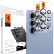 Комплект захисних стекол Spigen (SGP) Optik Pro Lens Protector для Samsung Galaxy S25 Ultra (S938) AGL09084 - Black (374544B). Фото 1 з 13