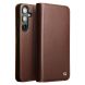 Кожаный чехол QIALINO Classic Case для Samsung Galaxy S25 Plus (S936) - Dark Brown (371974DZ). Фото 1 из 13