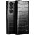 Кожаный чехол QIALINO Croco Case для Samsung Galaxy Fold 6 - Black: фото 1 из 7