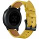 Шкіряний ремінець Deexe Classic для годинників з шириною кріплення 20мм - Yellow (895403Y). Фото 2 з 7