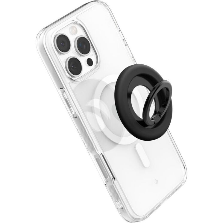 Магнитное кольцо-держатель Spigen (SGP) Nano Pop Ring (MagFit) AMP09029 - Black Sesame: фото 4 из 15
