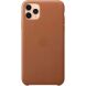Оригінальний чохол Leather Case для Apple iPhone 11 Pro Max (MX0D2) - Saddle Brown (253261Z). Фото 4 з 6