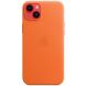 Оригінальний чохол Leather Case with MagSafe для Apple iPhone 14 Plus (MPPF3) - Orange (306714O). Фото 4 з 5