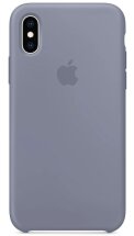 Оригінальний чохол Silicone Case для Apple iPhone XS Max (MTFH2) - Lavender Gray: фото 1 з 2