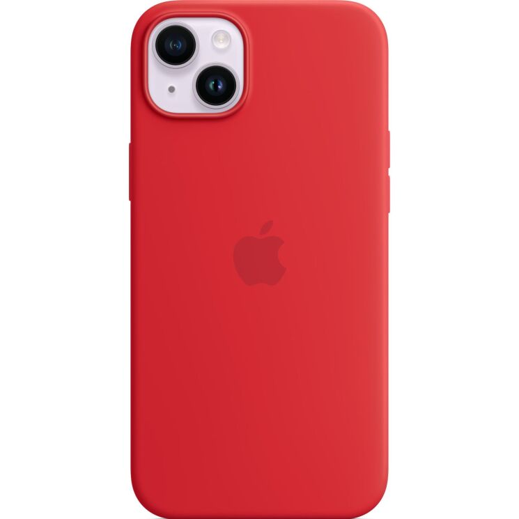 Оригинальный чехол Silicone Case with MagSafe для Apple iPhone 14 Plus (MPT63ZE/A) - Red: фото 2 из 5