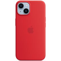 Оригінальний чохол Silicone Case with MagSafe для Apple iPhone 14 Plus (MPT63ZE/A) - Red: фото 1 з 7