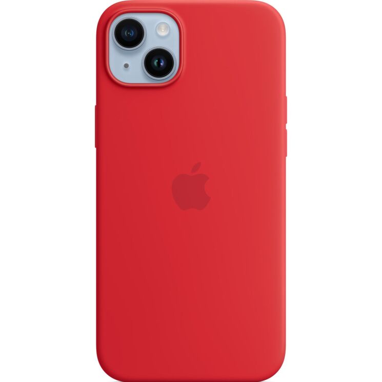 Оригинальный чехол Silicone Case with MagSafe для Apple iPhone 14 Plus (MPT63ZE/A) - Red: фото 1 из 5