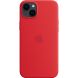 Оригинальный чехол Silicone Case with MagSafe для Apple iPhone 14 Plus (MPT63ZE/A) - Red (306713R). Фото 4 из 5