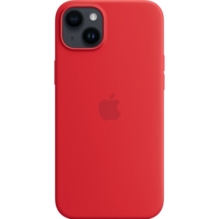 Оригинальный чехол Silicone Case with MagSafe для Apple iPhone 14 Plus (MPT63ZE/A) - Red: фото 4 из 5