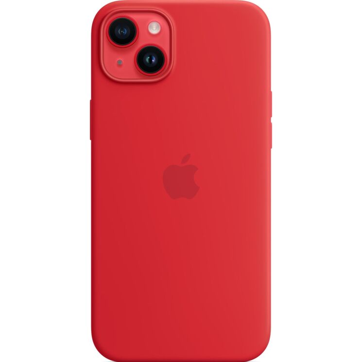 Оригинальный чехол Silicone Case with MagSafe для Apple iPhone 14 Plus (MPT63ZE/A) - Red: фото 5 из 5