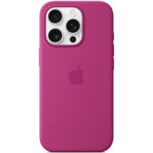 Оригинальный чехол Silicone Case with MagSafe для Apple iPhone 16 Pro (MYYN3) - Fuchsia: фото 1 из 5