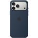 Оригинальный чехол Silicone Case with MagSafe для iPhone 17 Pro Max (MGFP4) - Midnight Blue (402871DB). Фото 3 из 3
