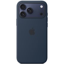 Оригинальный чехол Silicone Case with MagSafe для iPhone 17 Pro Max (MGFP4) - Midnight Blue: фото 1 из 3